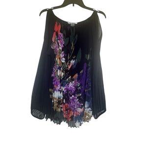 Floral Blue long Sleeve Top